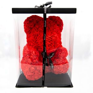 Rose Teddy Bear in Gift Box